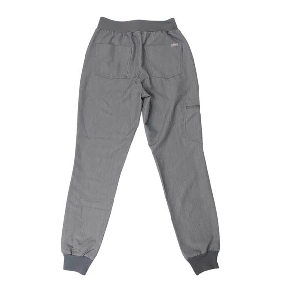 Figs Zamora Jogger Scrub Pants Womens XS Gray Technical Comfortable Uniform Work - Picture 4 of 12
